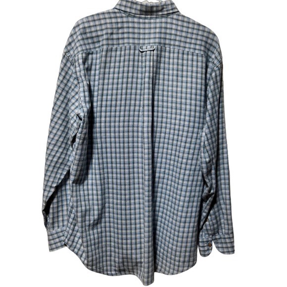 LORD&TAYLOR MENS COTTON FLANNEL LONG SLEEVE POCKET‎ BUTTON SHIRT XL - Picture 3 of 10